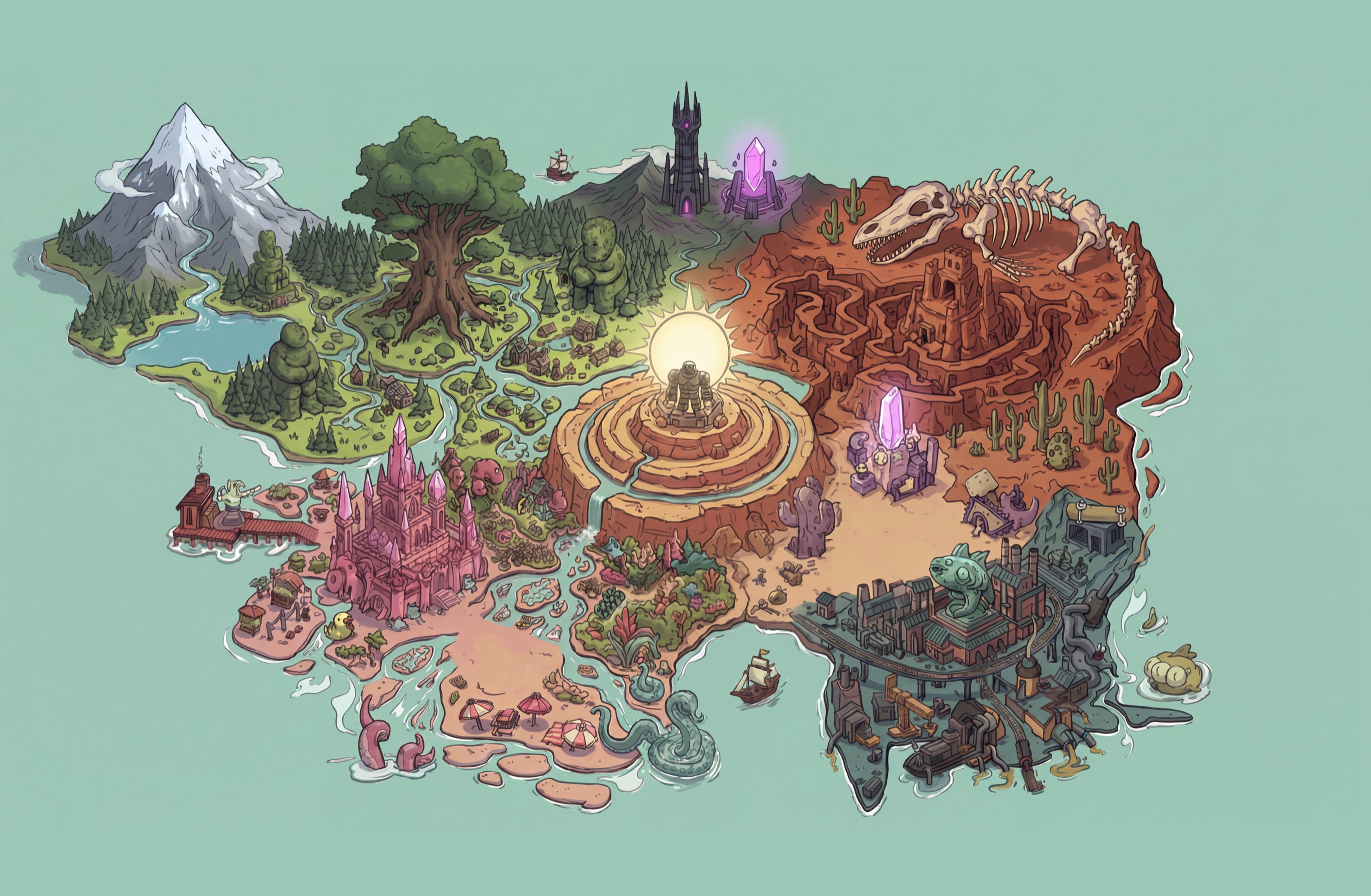 The map of the World of Quants